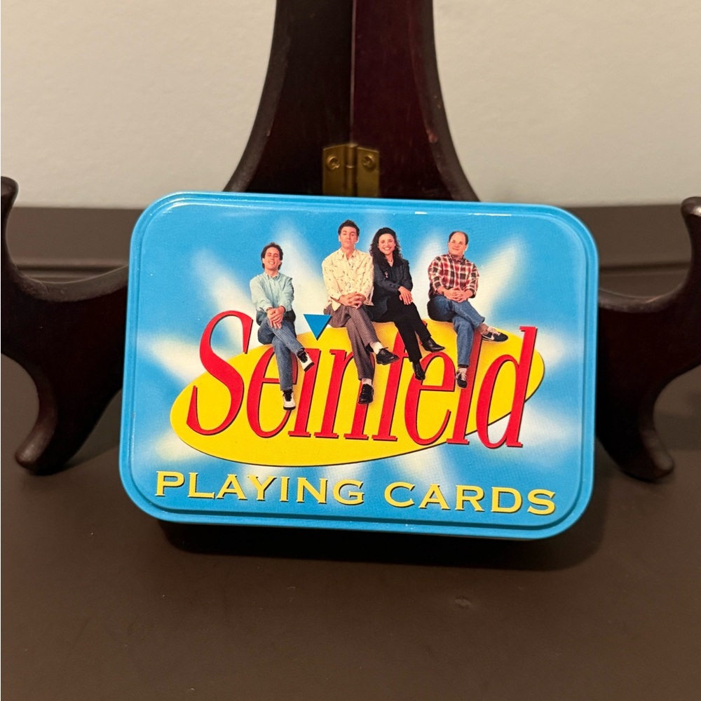 Seinfeld Playing Cards New Sealed In Metal Collectible Tin